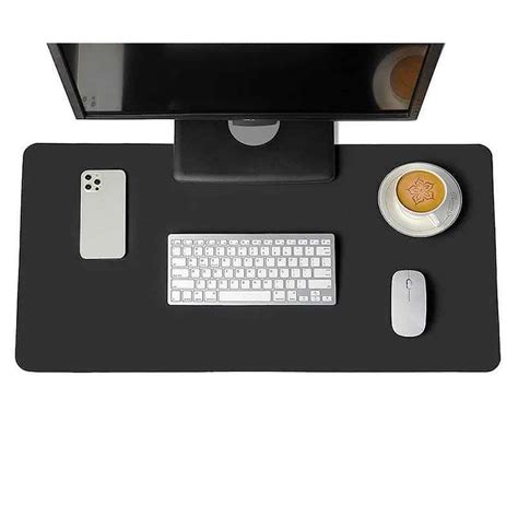 Premium PU Leather Desktop Laptop Mouse Pad Table Work Pad - StylePalaceSG