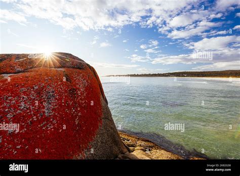 Binalong Bay Beach in Tasmania Australia Stock Photo - Alamy