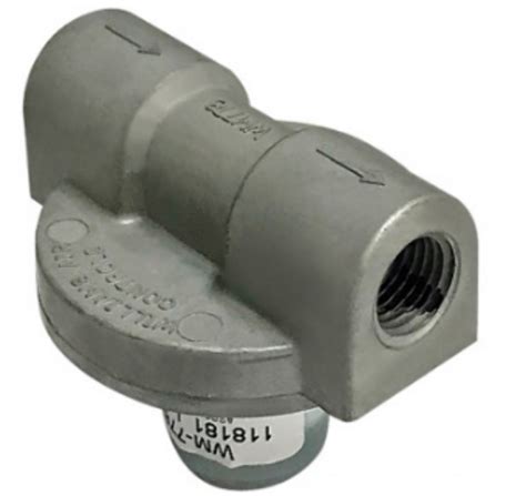 118181 PRESSURE PROTECTION VALVE WM778 (without filter) (WILLIAMS) | The Boss Shop Queensland ...