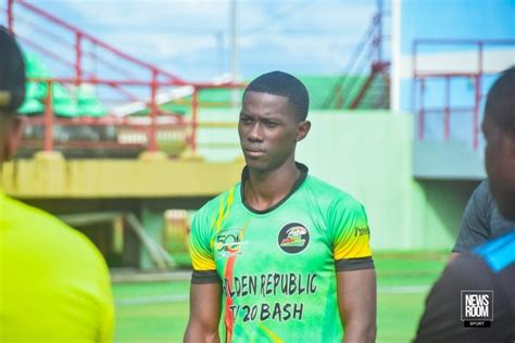 Article from January: "Shamar Joseph gets Guyana call-up after quitting security job to play ...