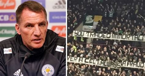 Celtic fans issued BRUTAL expletive-laden response from Brendan Rodgers ...