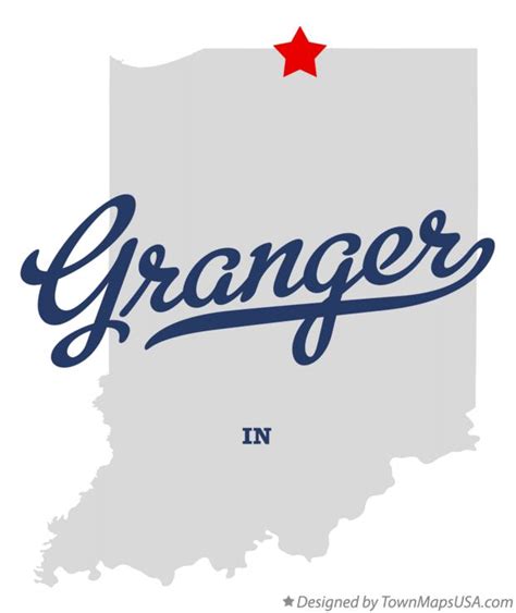 Map of Granger, IN, Indiana