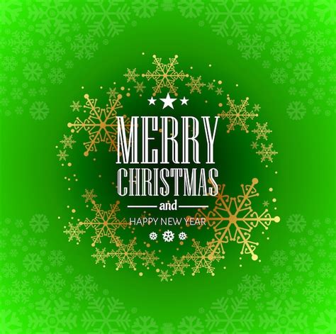 Free Vector | Beautiful merry christmas greeting card design