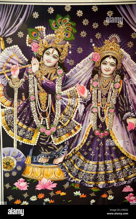 Radha krishna poster hi-res stock photography and images - Alamy