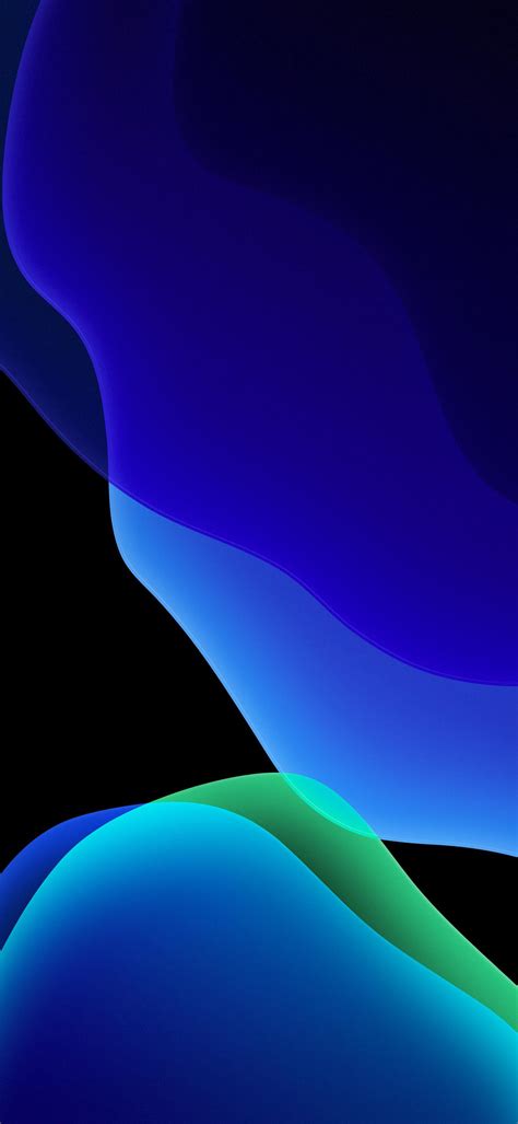 Blue iOS 13 Dark mode wallpaper : r/iphonewallpapers