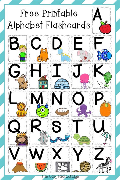 Free Printable Alphabet Flash Cards - Free Printable