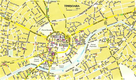 Timisoara City Map, Romania Counties and Cities Maps | Map, City map ...