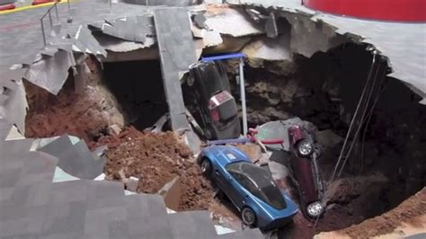 Sinkhole Beneath National Corvette Museum Devours 8 Cars - The New York ...