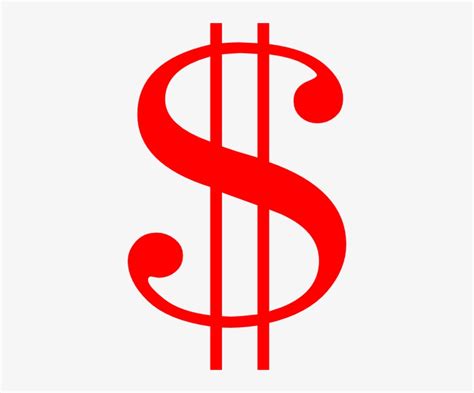 Red Dollar Sign Png - Free Transparent PNG Download - PNGkey