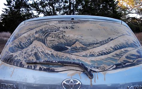 From Dirt To Art: Check Out Scott Wade's Dirty Car Art | Fazzino