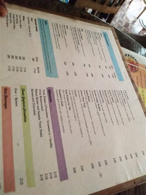 Menu at Olive Bistro, Mumbai, Oberoi Mall General AK Vidya Marg