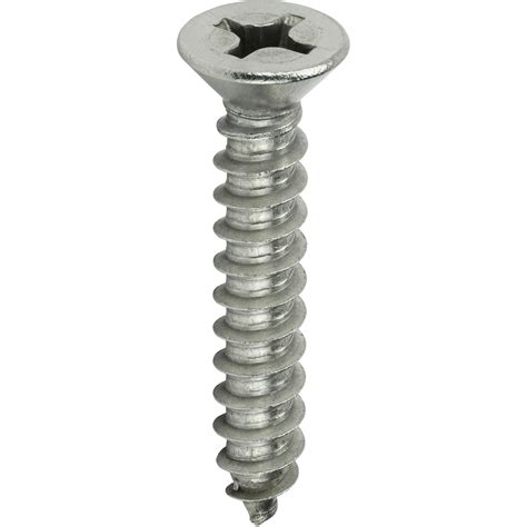 Fasteners & Connectors Sheet Metal Screws Stainless Steel Phillips Flat Head #8 x 1-1/4" Qty 250 ...