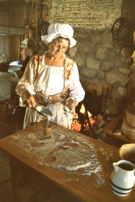 French Canadian Heritage Recipes A re-enactor cooking at Colonial Michilimackinac | Canadian ...