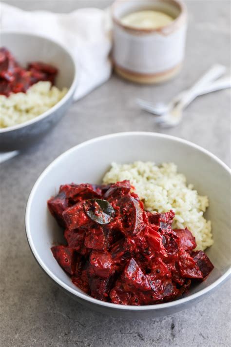 Creamy Beetroot Curry Recipe | The Bellephant