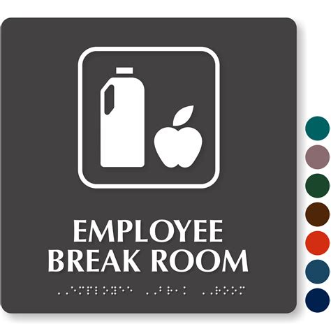 Lunch Room Signs & Break Room Signs