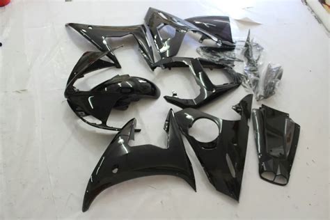 Complete Fairings For YAMAHA YZF R6 R6S 2005 2006 2003 2004 black Plastic Kit Injection ...