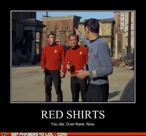 Star Trek Red Shirt Funny - Funny PNG