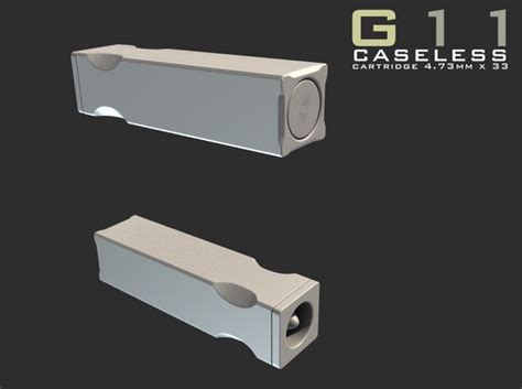 g11 caseless ammunition 3d model