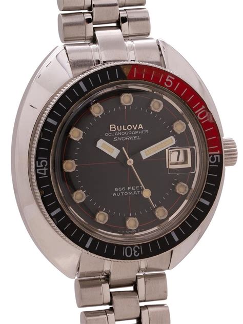 Bulova Oceanographer Snorkel 666 Diver’s SS, circa 1969 at 1stDibs | bulova snorkel 666, bulova ...