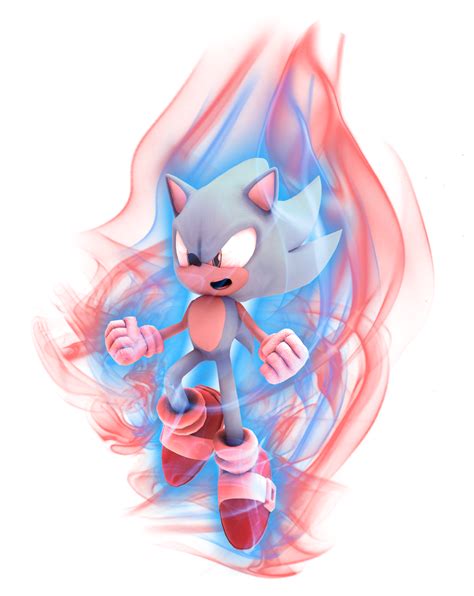 Super Sonic Blue Kaioken by KuroiSpeedster55 | Sonic, Sonic dash, Sonic ...