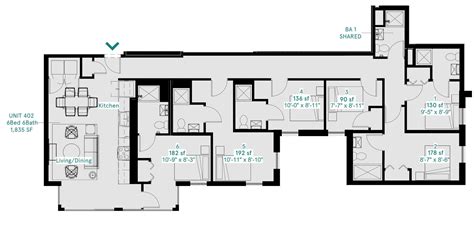 District Floorplans — Nest DC Coliving