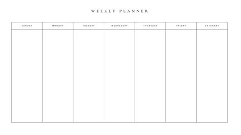 Printable Week Calendar