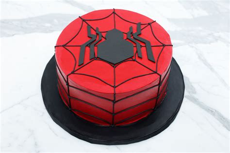 Spiderman Cake Buttercream - Buttercream Spiderman Cake Spiderman Cake ...