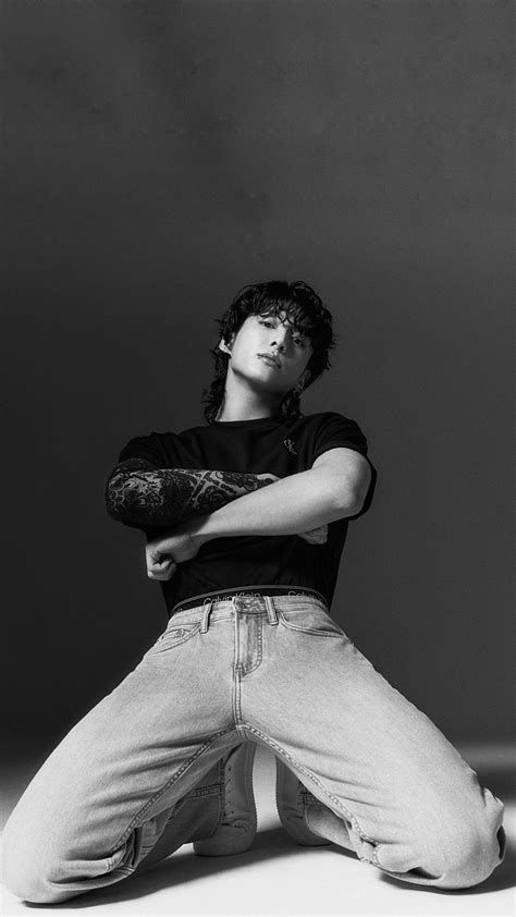 JEON JUNGKOOK JK BTS CALVIN KLEIN SPRING 2023 HD IPHONE WALLPAPER ...