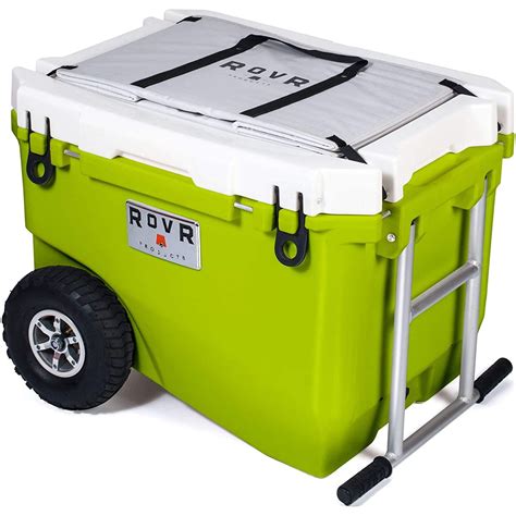 RovR RollR Portable Rolling Outside Insulated Cooler with Wheels, 60 ...