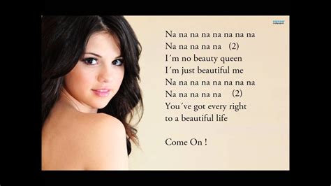 Selena Gomez Who Says Lyrics - YouTube