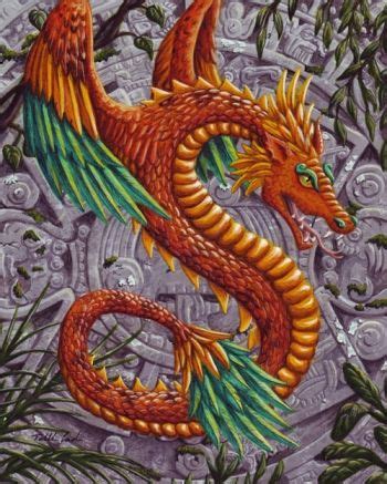 QUETZALCOALTL : LE SERPENT à PLUMES - Mythologie | Dragon art, Art ...