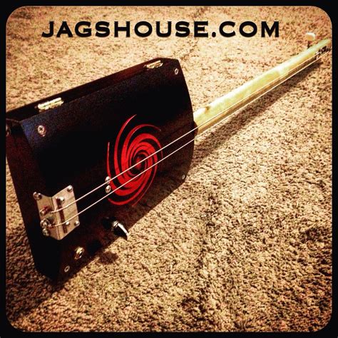 2 string bass Cigar box guitar by Bluesboy Jag Get yours at http://www.jagshouse.com ...