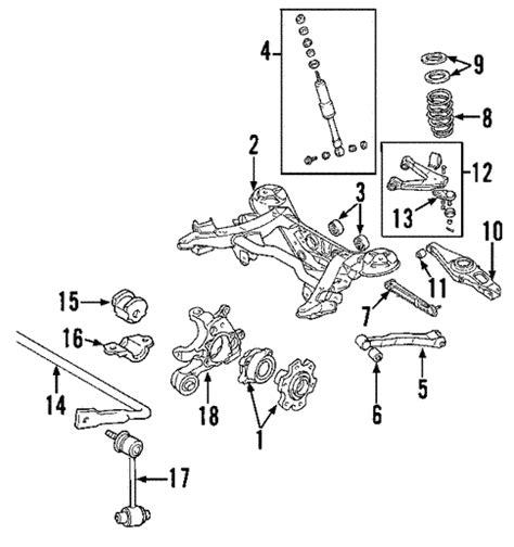 Rear Suspension for 2001 Mitsubishi Montero XLS | Auto Parts