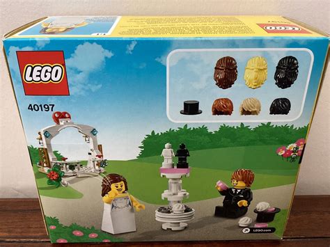 LEGO SET 40197 Wedding Favor Bride Groom Cake Topper GOLD RING - NEW in BOX | eBay