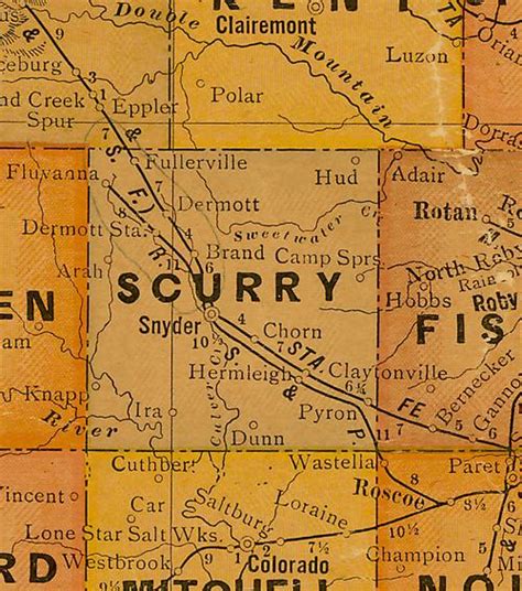 Scurry County Texas.