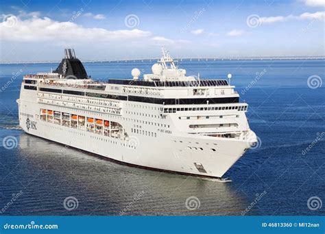 Cruise Ship editorial image. Image of luxury, cloud, travel - 46813360