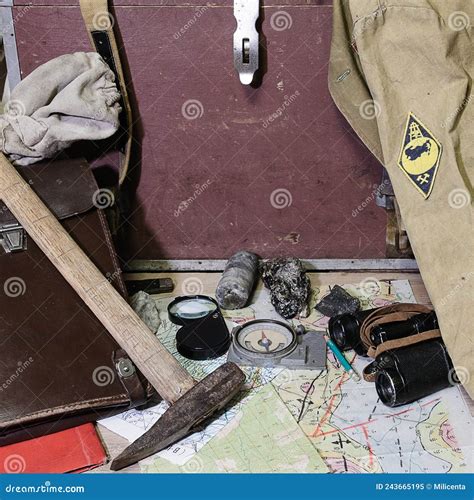 Still Life with Tools of a Field Geologist - Field Vintage Geology ...