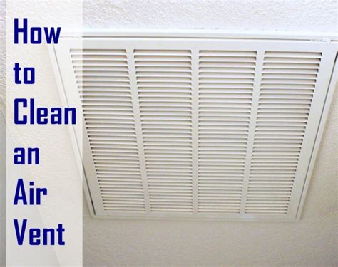 How to Clean an Air Vent in Your Home