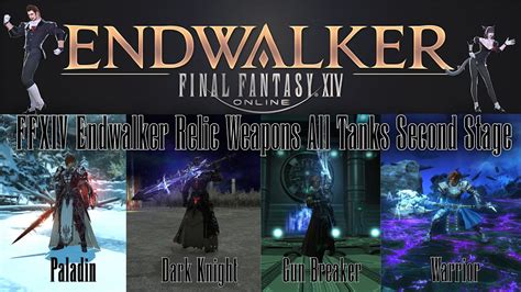 FFXIV Endwalker Relic Weapons All Tanks Second Stage - YouTube