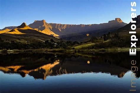 photograph reflections - Champagne castle drakensberg - ImageExplorers