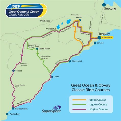 Great Ocean & Otway Classic Ride 2019 - Colac Otway Shire