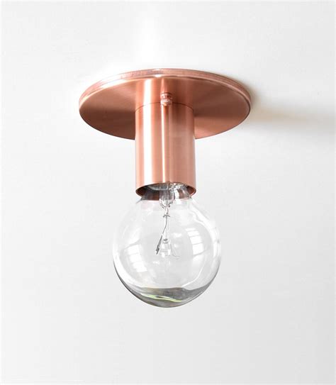 Flush Mount Ceiling Light Copper Flush Mount Modern