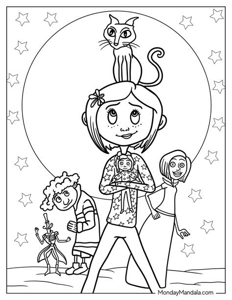 20 Coraline Coloring Pages (Free PDF Printables)