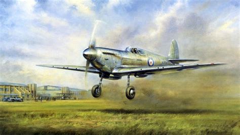 Spitfire Prototype First Flight, March 5 1936, by J.W. Mitchell