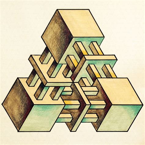 #impossible #opticalillusion #symmetry #geometry #Escher #Mc_Escher | Symboler, Mönster