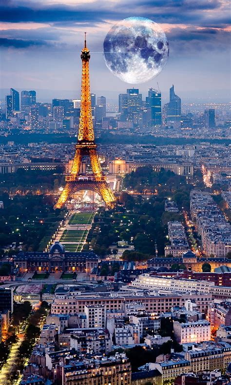 Eiffel tower, city, cool, country, landscape, new, night, paris, HD ...