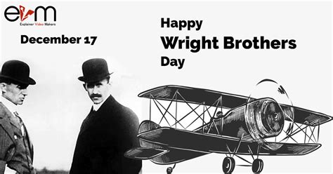 17th December: Wright Brothers Day - Explainer Video Makers