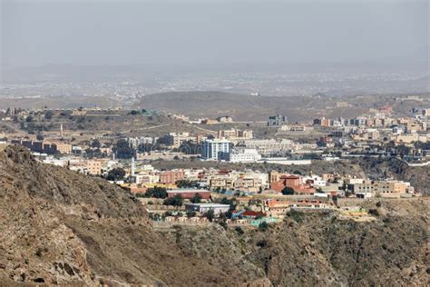 Abha, Saudi Arabia, February 24 2020: City of Abha in the Southeast of ...