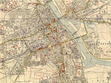 Warsaw Old Map