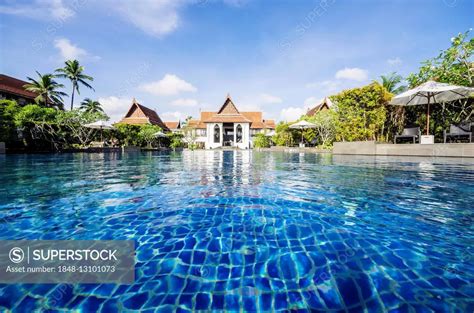 Swimming pool, JW Marriott Khao Lak Resort & Spa, Thailand - SuperStock